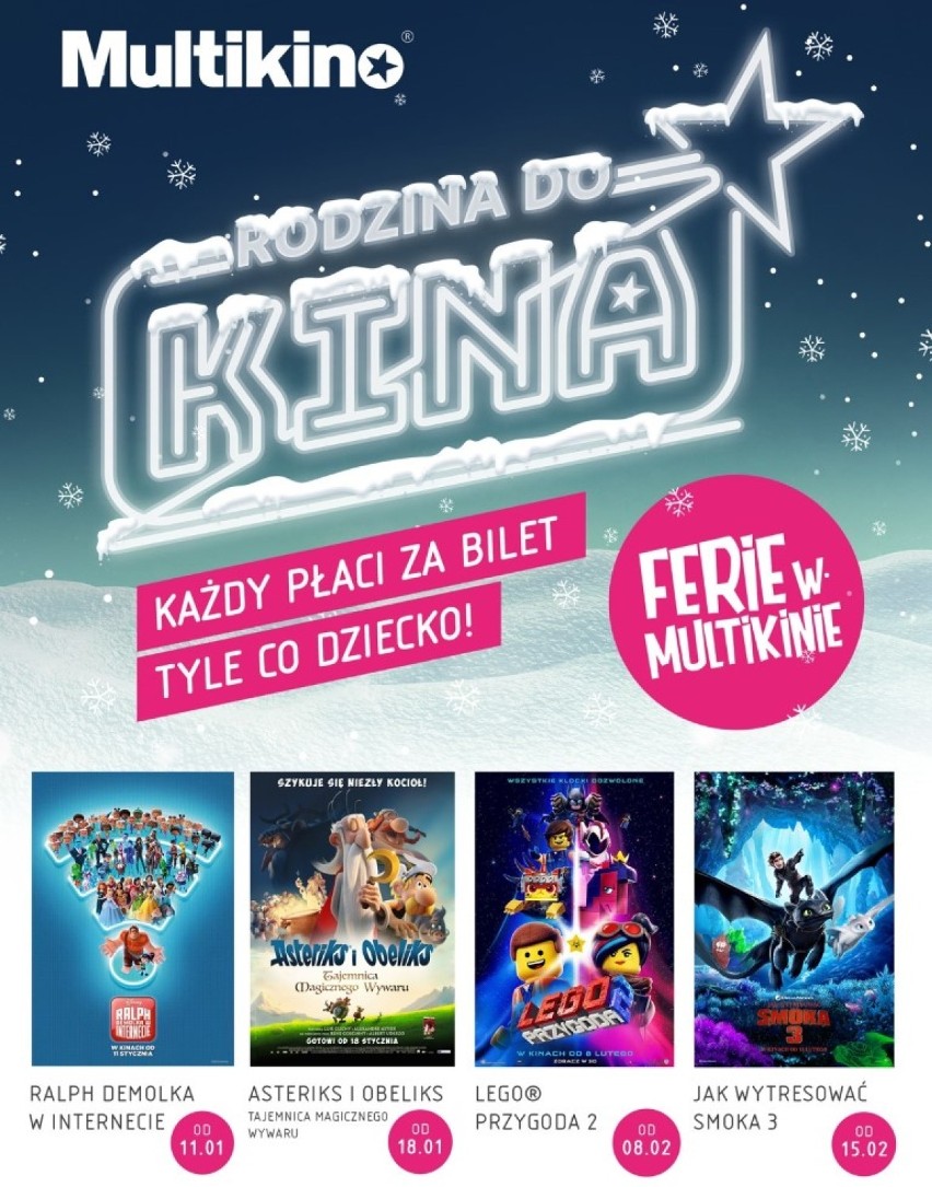 Multikino Rumia - filmy dla dzieci w ferie zimowe 2019. Co...