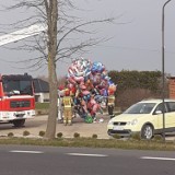 Do Warszkowa przywiało z setkę... balonów! Zdjęli je strażacy! Radość dla dzieci! ZDJĘCIA