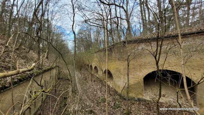 Fort w Sarbinowie był jednym z punktów niedzielnej wyprawy.