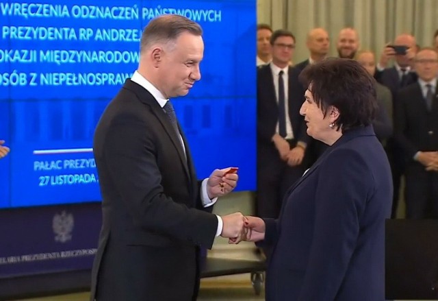 Danuta Tarnawska odznaczona została Krzyżem Kawalerskim Orderu Odrodzenia Polski.