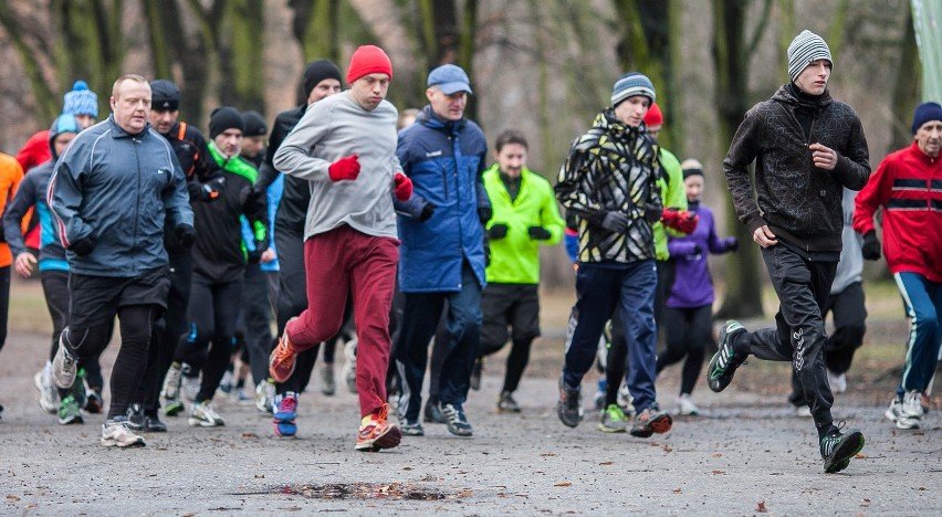 Parkrun w Parku m. Poniatowskiego w Łodzi