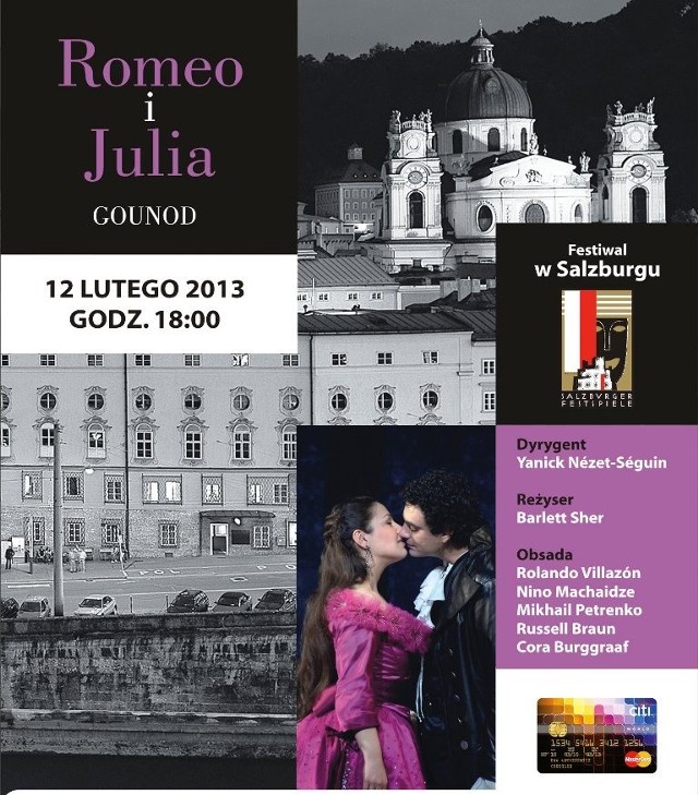 Opera "Romeo i Julia" zaprezentowana zostanie w Multikinie Stary Browar