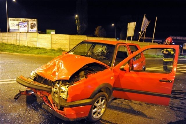 Wypadek na ul. Śmigielskiej w Kościanie