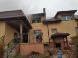 Pożar budynku jednorodzinnego w Gniszewie koło Tczewa