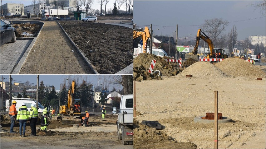 Prace przy przebudowie ulicy Lwowskiej na odcinku od...