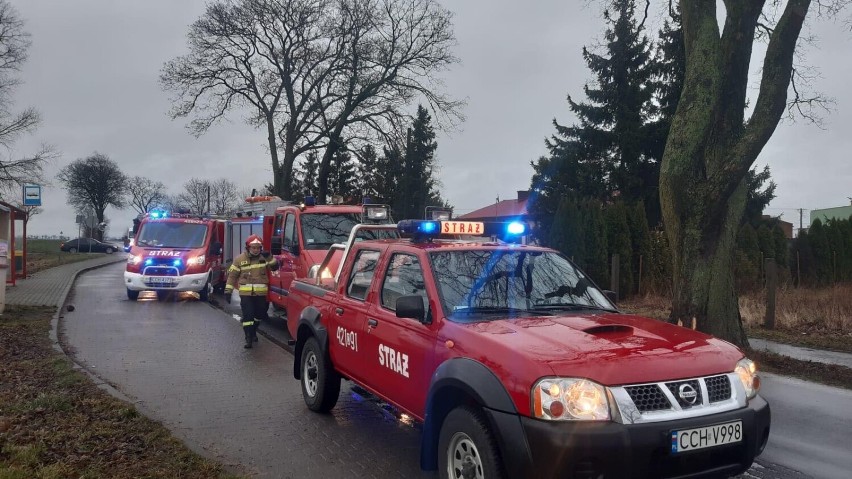 Wypadek w Stablewicach - kierowca mercedesa został...