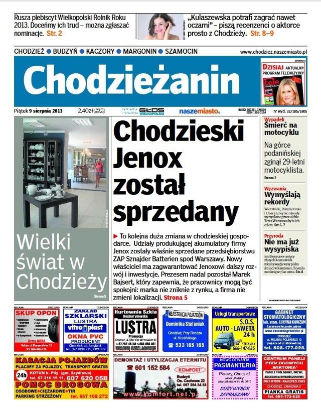 Chodzieżanin: Zobacz co w najnowszym numerze [9 sierpnia]