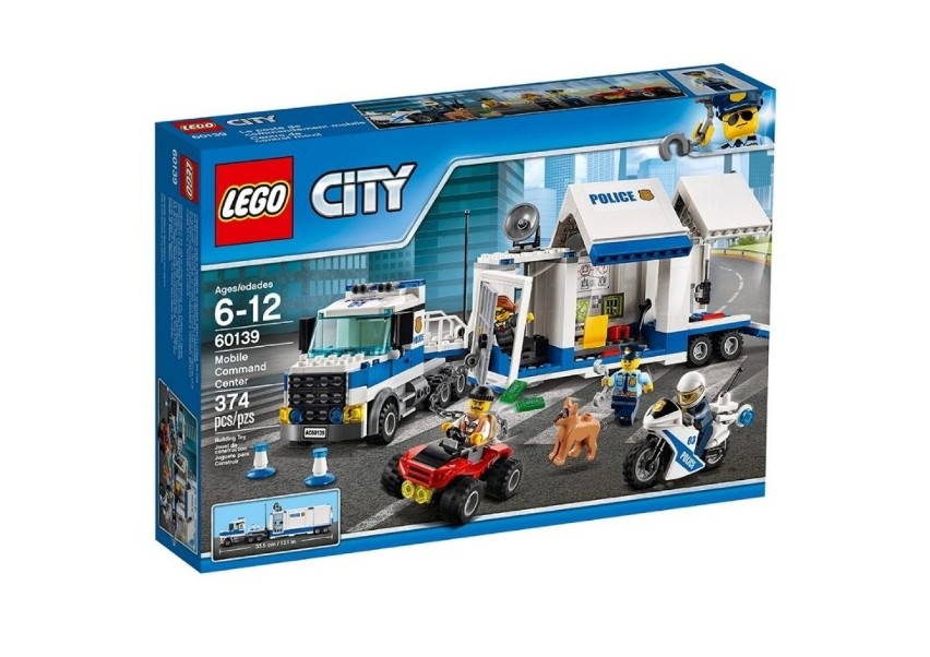 LEGO City, Mobilne centrum dowodzenia, 60139

Cena: 119,99...