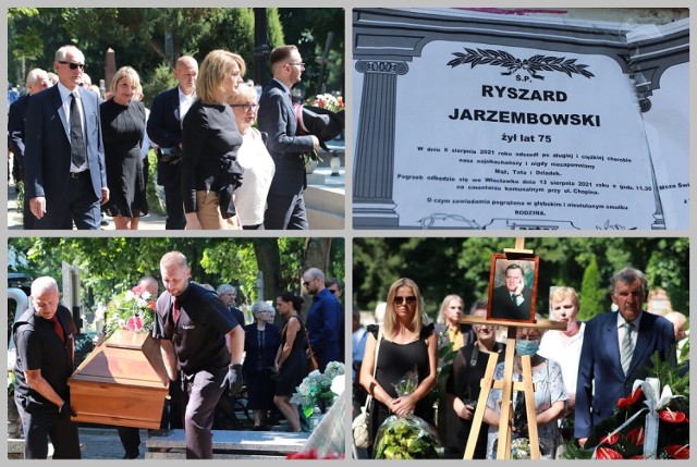Pogrzeb Ryszarda Jarzembowskiego, dziennikarza, senatora i przewodniczącego rady miasta we Włocławku, 13 sierpnia 2021 roku.