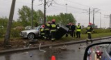 I znowu wypadek na Basenie Górniczym w Szczecinie. Kierowca BMW trafił do szpitala