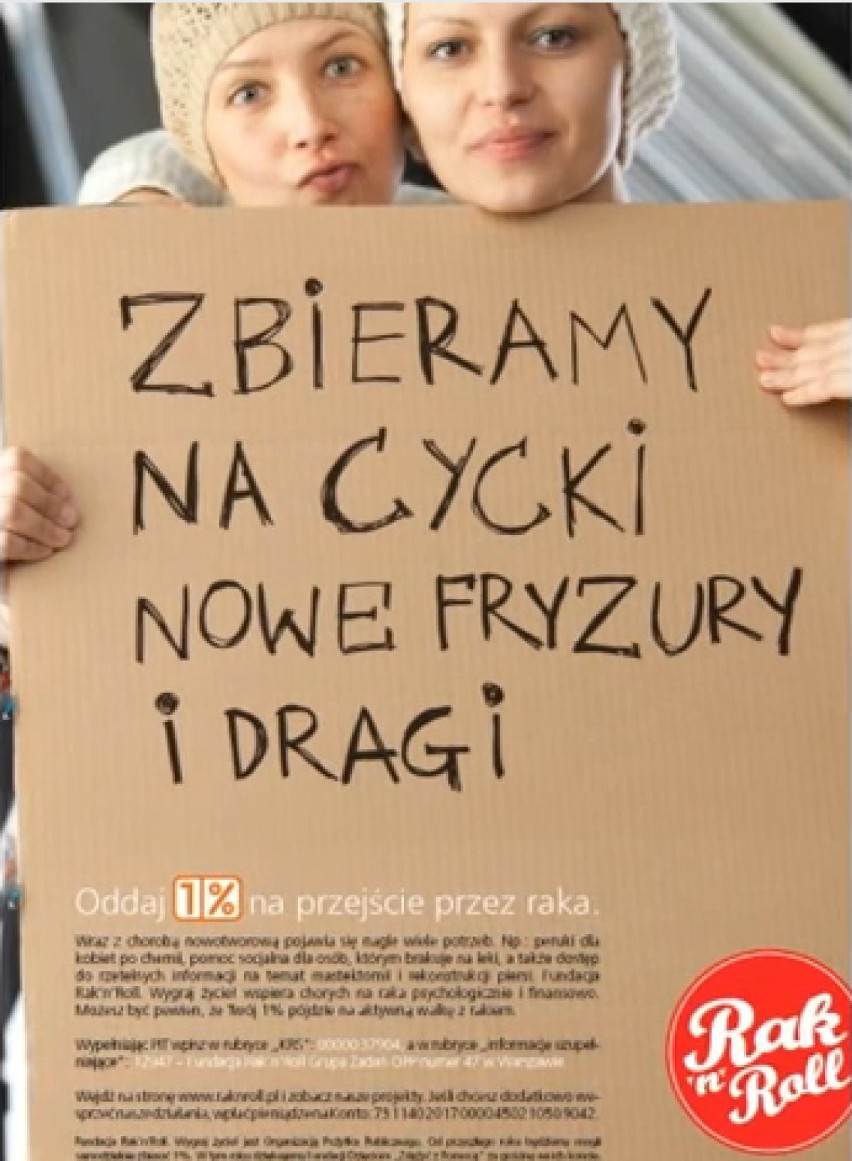 "Zbieramy na cycki, nowe fryzury i dragi" - 2013

Ta...