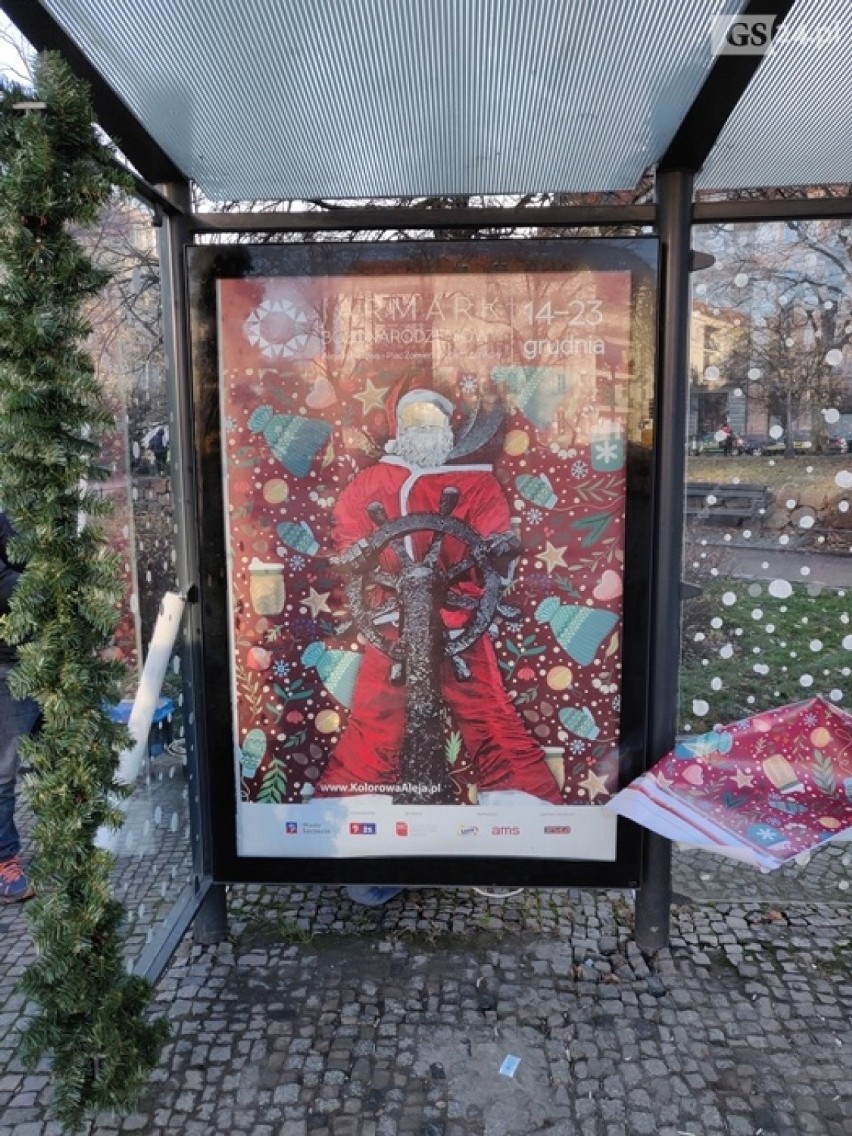 Najbardziej świąteczny przystanek w Polsce jest w Szczecinie? Zobaczcie sami! [ZDJĘCIA]