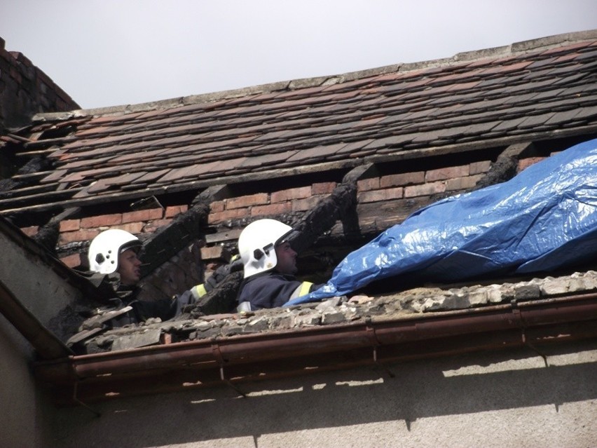 Głogów: Pożar domu w Serbach
