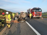 Dwa wypadki na autostradzie A4 między Bochnią a Brzeskiem