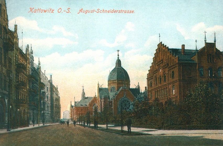 W Katowicach, przy dawnej ulicy August-Schneiderstraße...