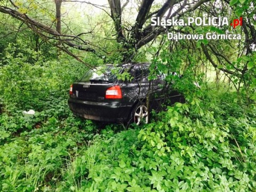 Dąbrowa Górnicza. Kradzież audi na Mydlicach. Samochód znaleziono porzucony w Parku Zielona