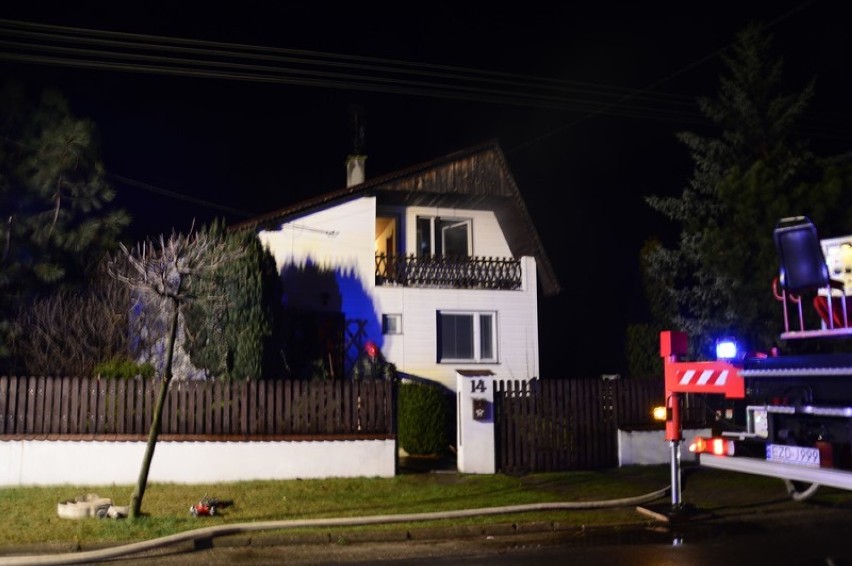 Pożar w Szadkowicach-Ogrodzimiu