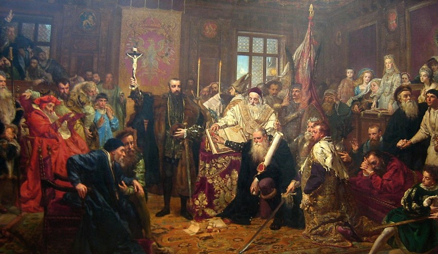1569 – Król Zygmunt II August ratyfikował Unię lubelską