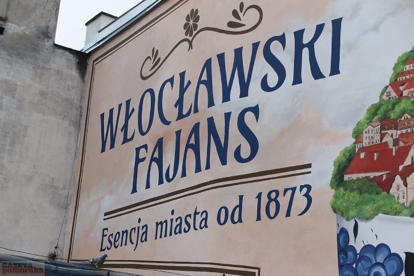 Nowy włocławski mural oglądać można przy ulicy Wojska...