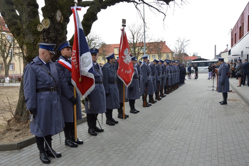 Uroczyste otwarcie wyremontowanego budynku policji w Lęborku