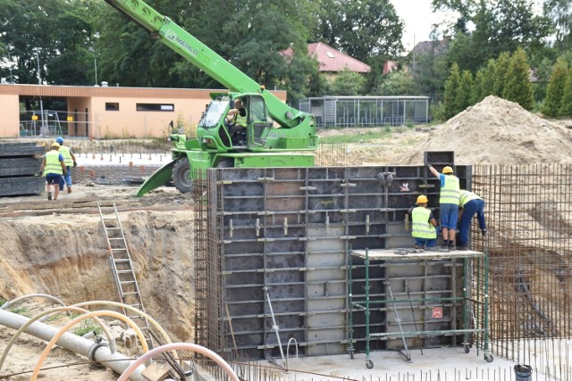 Trwa budowa basenu w Lubsku. Inwestycja ma kosztować ok. 15 milionów złotych