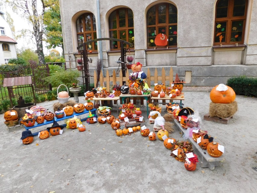 Dynie na Halloween w przedszkolu w Szczawnie-Zdroju