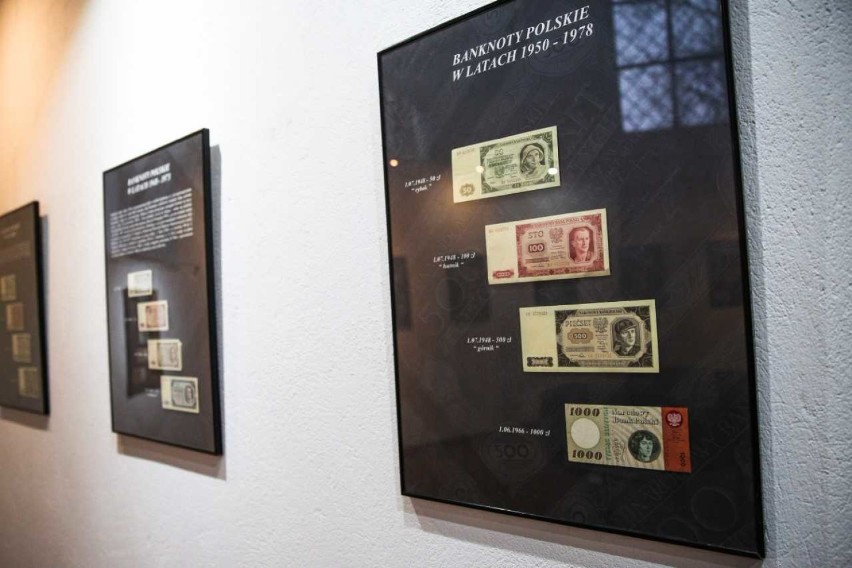 Wystawa polskich banknotów XX wieku w Galerii Zamkowej 