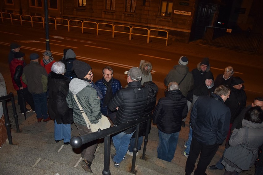 Protest pod sądem w Tarnowskich Górach