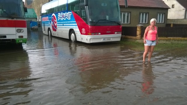 Nowe Kramsko pod wodą