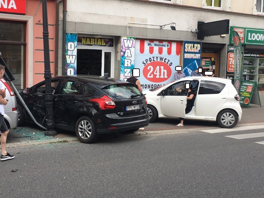 Wypadek na ulicy Kaliskiej