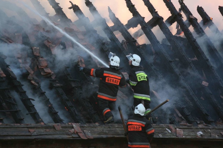 Straż pożarna interweniuje także jeśli chodzi o pożary....