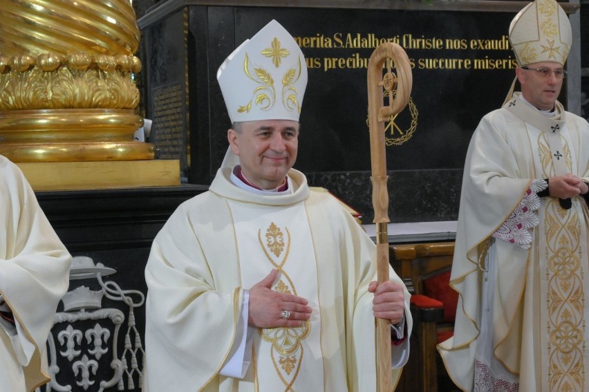 Bp Radosław Orchowicz, nowo mianowany biskup pomocniczy...