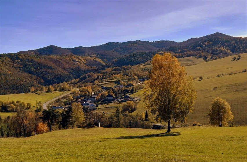 Leluchów i Dubne. Jesień na Sądecczyźnie zachwyca kolorami i widokami. Góry w barwnej odsłonie. Zobacz zdjęcia
