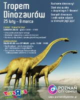 Wystawa "Tropem Dinozaurów" w Poznań City Center. Już od środy!