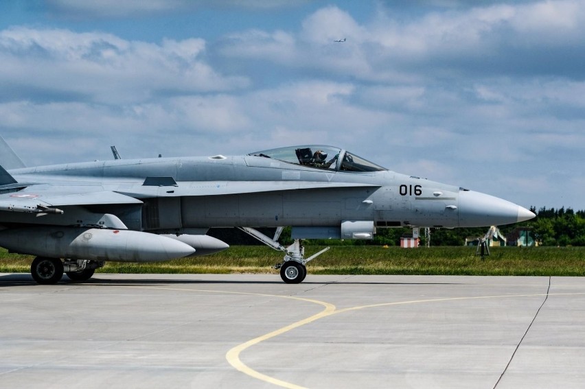 Myśliwce F-16 ponownie pojawiły się na lubuskim niebie.