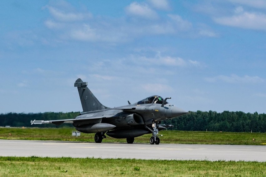 Myśliwce F-16 ponownie pojawiły się na lubuskim niebie.