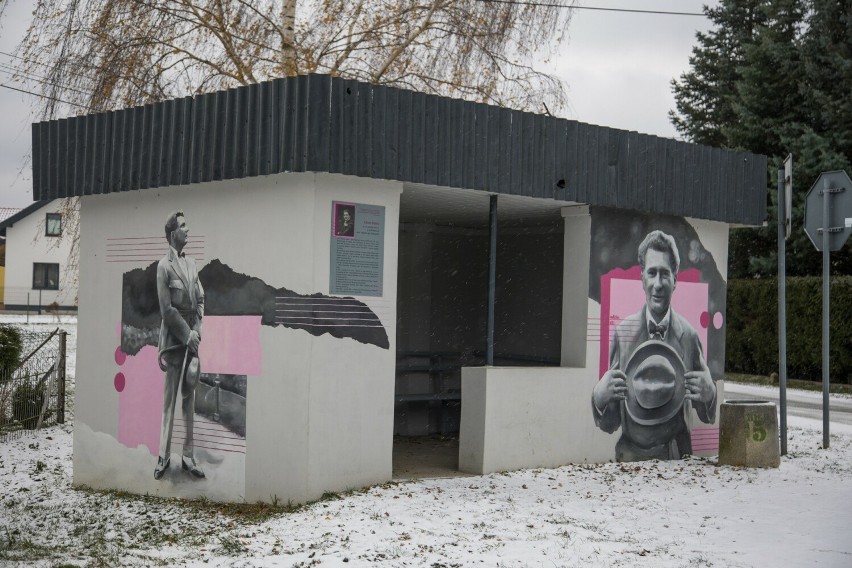 Szlak murali w gminie Bukowsko. Znani artyści uwiecznili osoby związane z tym regionem [ZDJĘCIA, WIDEO]