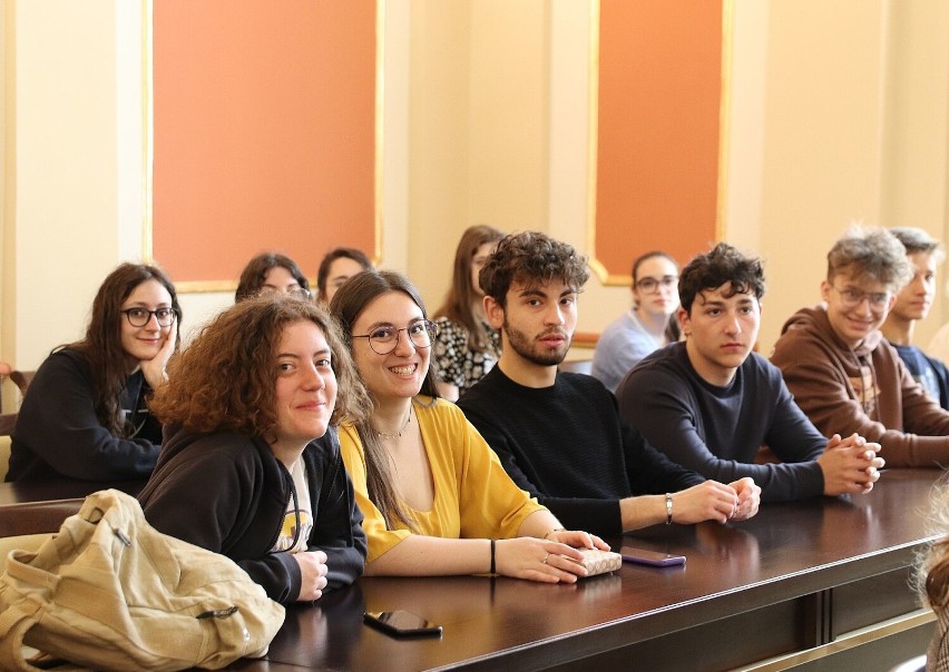 Uczniowie z Włoch i Portugalii z wizytą w Kaliszu