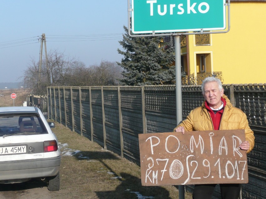 Ryszard Krupiński na 70 urodziny przebiegł 70 km