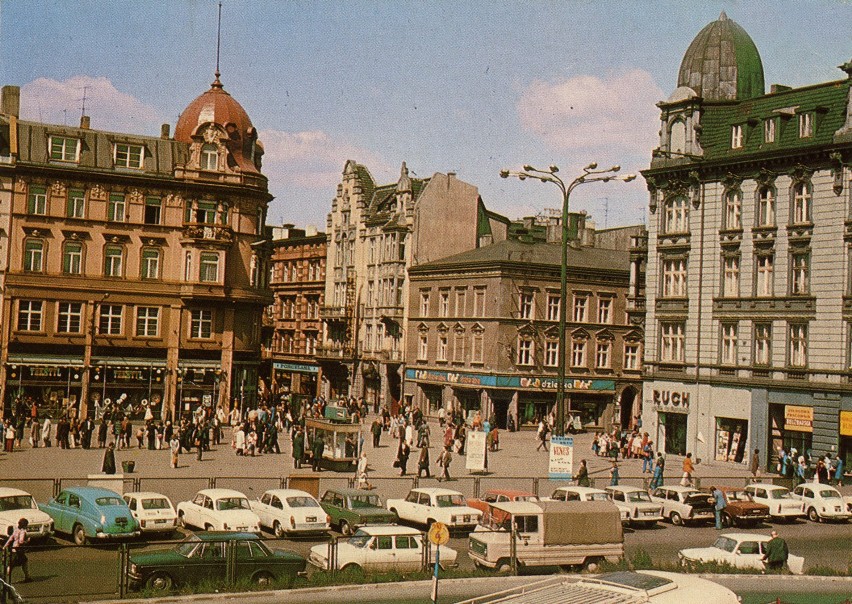 Plac Szewczyka widok od strony dworca PKP