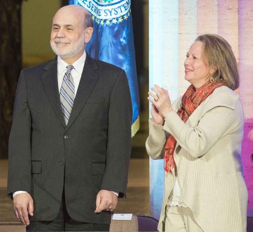 Ben Bernanke z żoną Ann.