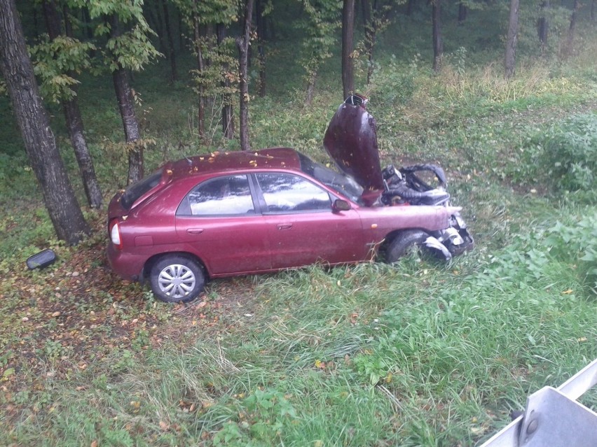 Janów. Wypadek na DK 12 - ruch na miejscu odbywa się...