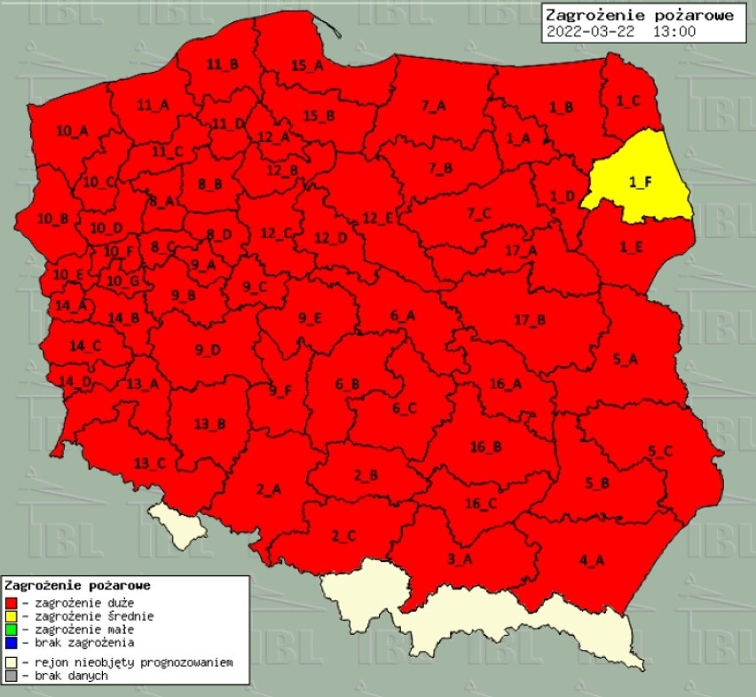 Coraz silniejsza susza i duże zagrożenie pożarowe – alarmują Łowcy Burz INFOGRAFIKI