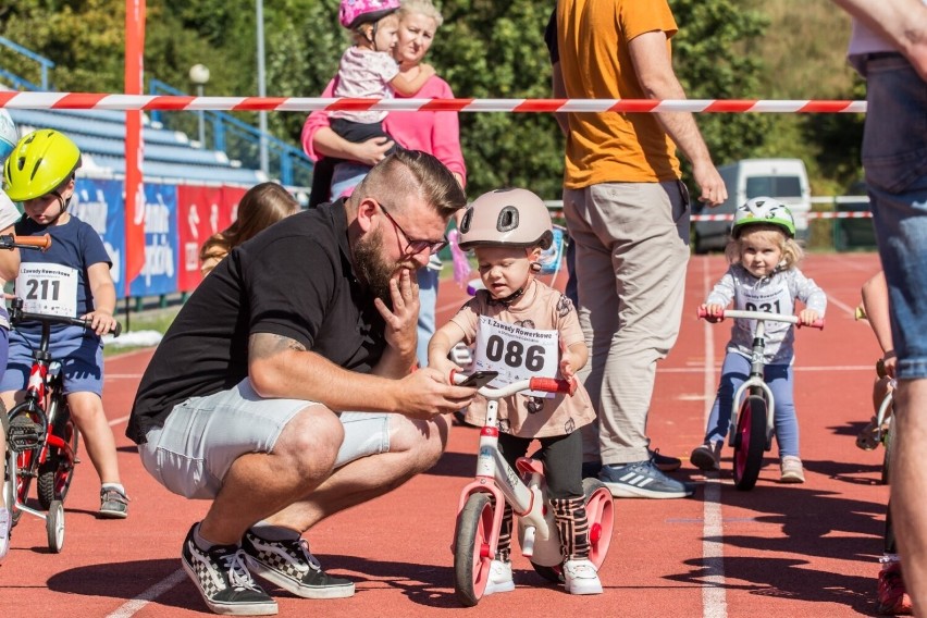 Dziecięce Zawody Rowerkowe na stadionie OSiRu w Starogardzie Gdańskim