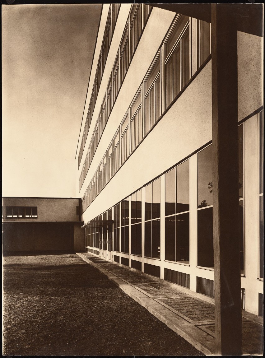 Budynek Freiherr-vom-Stein-Gymnasium w latach 30 XX wieku....