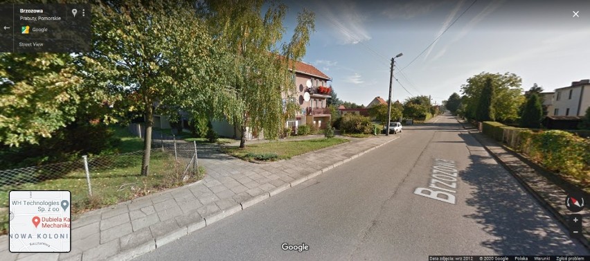 Google Street View w Prabutach! To na ulicach miasta zobaczyły kamery 