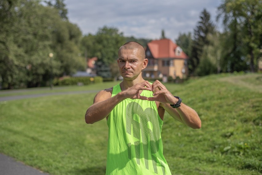 Mariusz Stojanowski pokona duathlon dla Henryka Kupisza z Dusznik-Zdroju