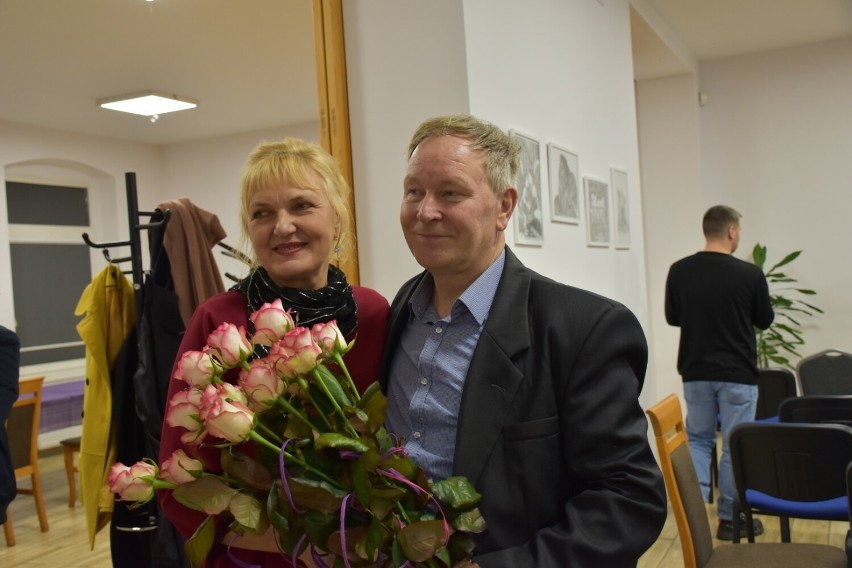 Reżyser filmu Mirosław Umerski z żoną Reginą, która także zagrała w filmie
