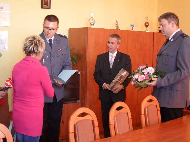 Bohaterka z Łagiewnik! Dostała anioła, bo zatrzymała bandytę [FOTO]