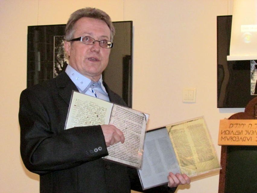 Wiesław Kubiak w muzeum.